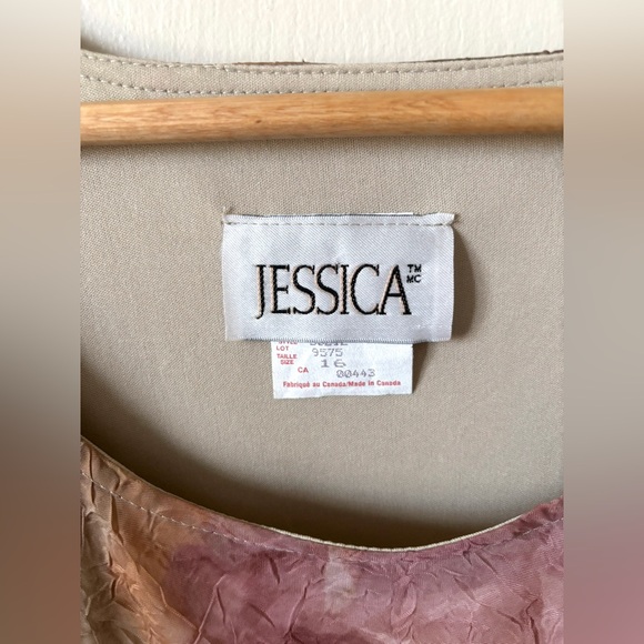 Vintage 90s Short Sleeve Bohemian Earth Tone Water‎ Colour Floral Maxi Dress - Picture 15 of 15